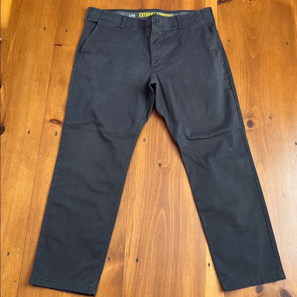 Lee Gray Extreme Comfort Pants Slim Fit 38x30